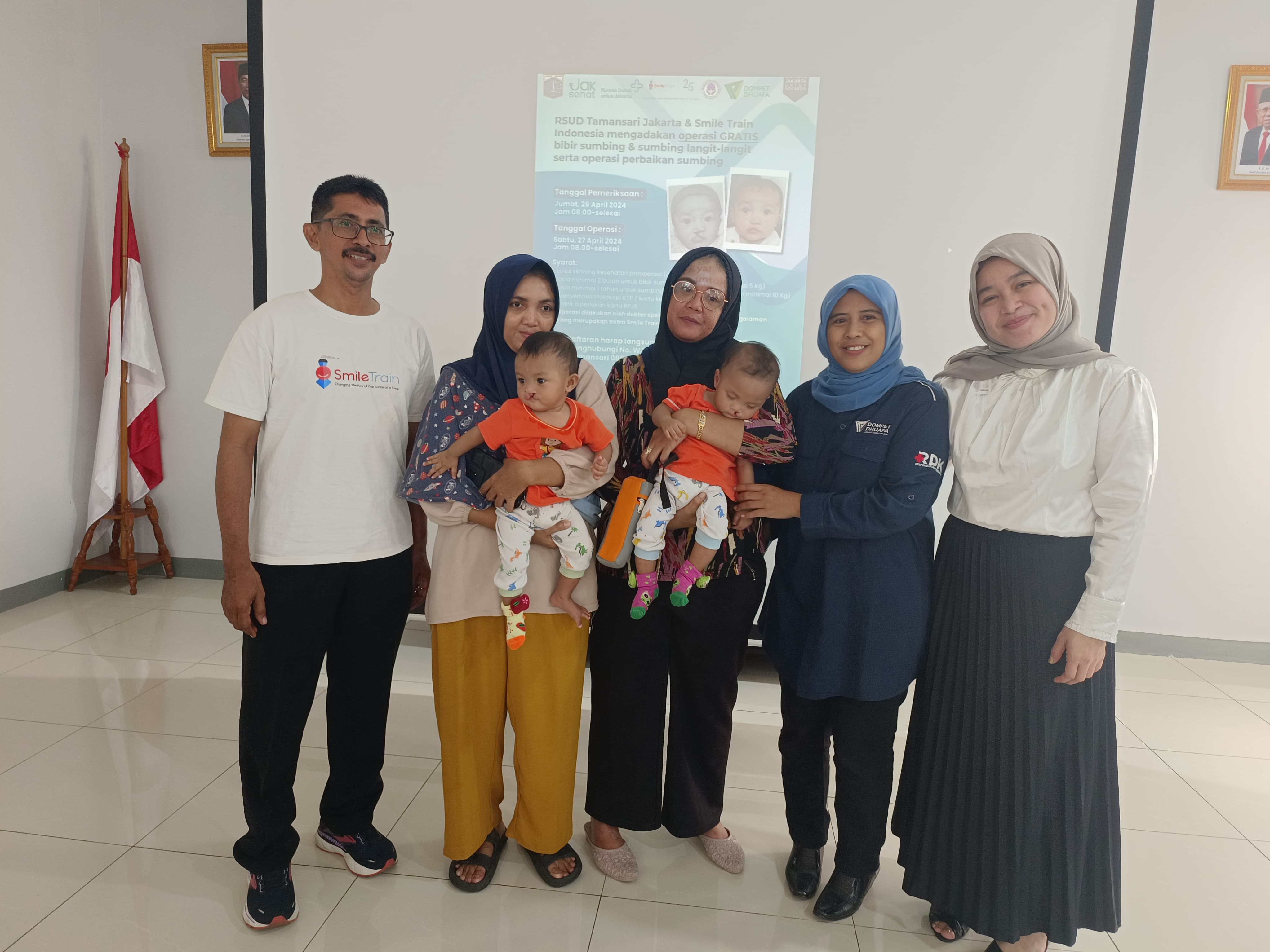 14 Anak Jalani Operasi Bibir Sumbing Gratis di RSUD Tamansari Jakarta