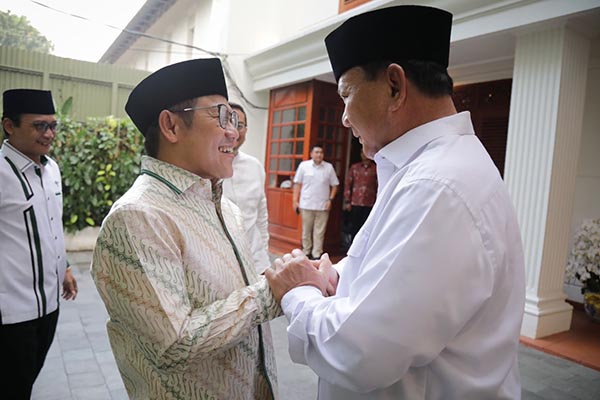 Dapat Dukungan dari PBB, Prabowo Subianto Colek Cak Imin: Jangan Kemana-mana Gus! 
