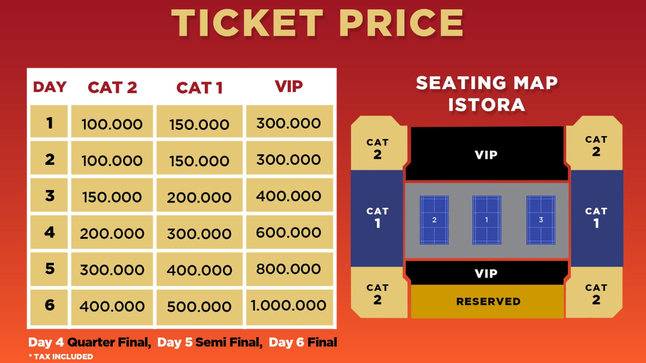 Link dan Cara Beli Tiket Indonesia Open 2025, Dibuka Hari Ini Pukul 15.00 WIB