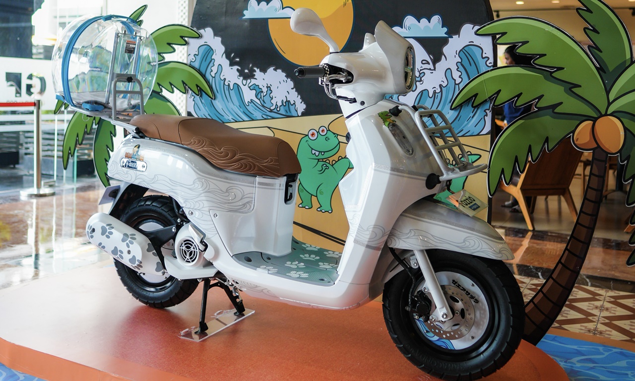 Modifikasi Yamaha Fazzio Hybrid, Kado Spesial Ulang Tahun Bareng Kucing Kesayangan