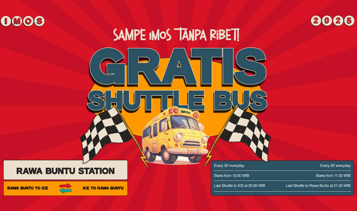 Mudahnya Akses ke IMOS 2025, Berbagai Fasilitas Kenyamanan Bagi Pengunjung