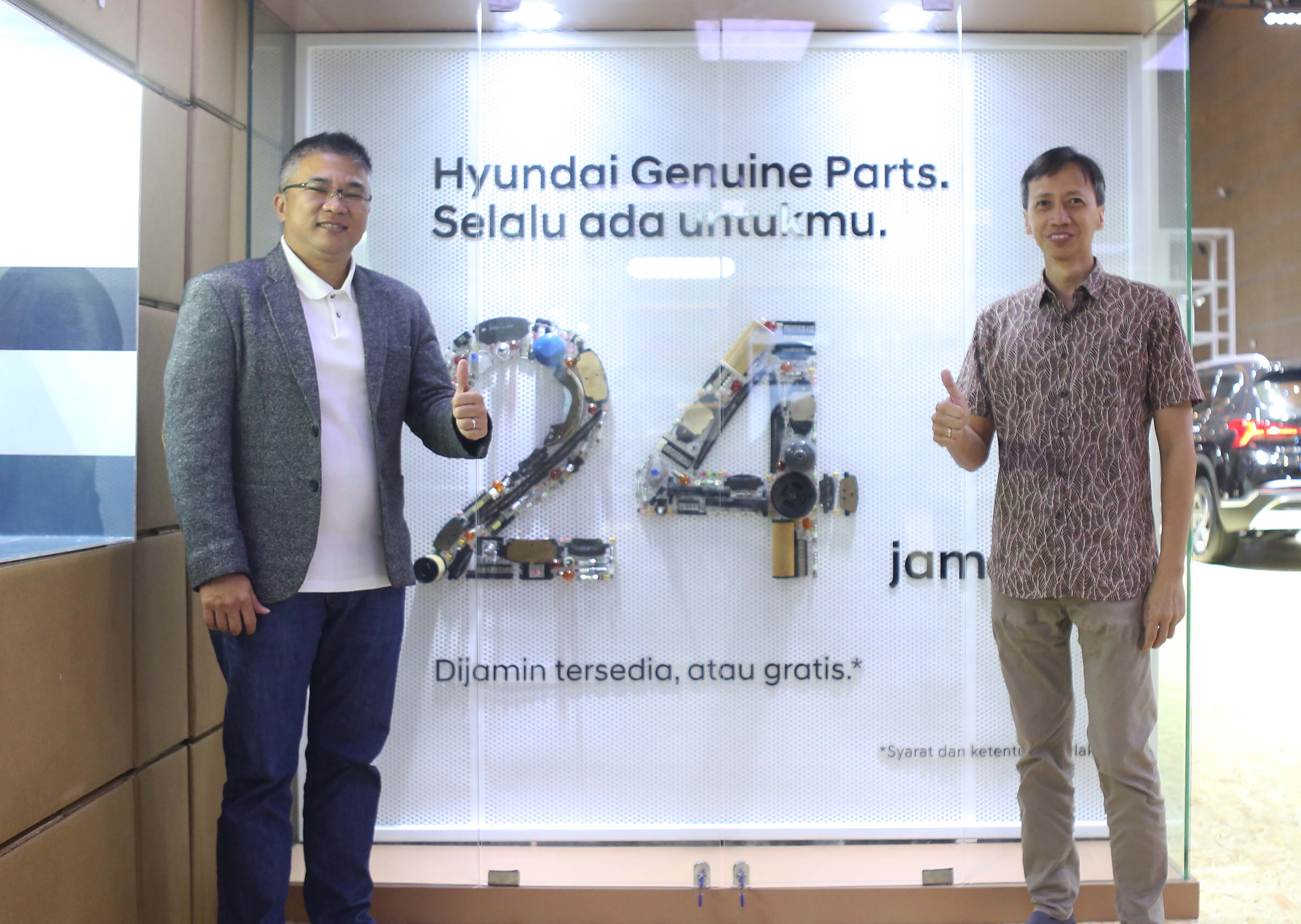 HMID Hadirkan Program Hyundai Genuine Parts Availability 24 Hours Guarantee or Free di IIMS 2023 