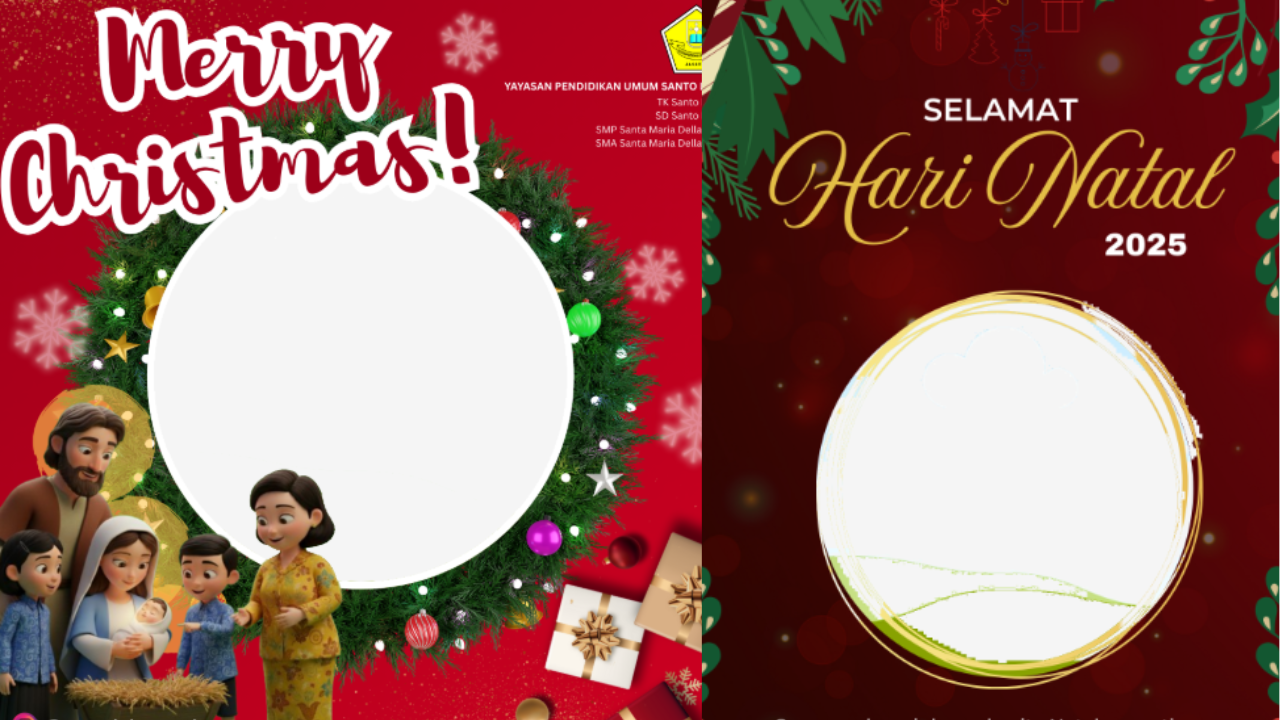 75 Link Twibbon Natal 2025 Gratis dan Terbaru Lengkap Ucapan, Sambut Kelahiran Yesus Kristus di Medsos