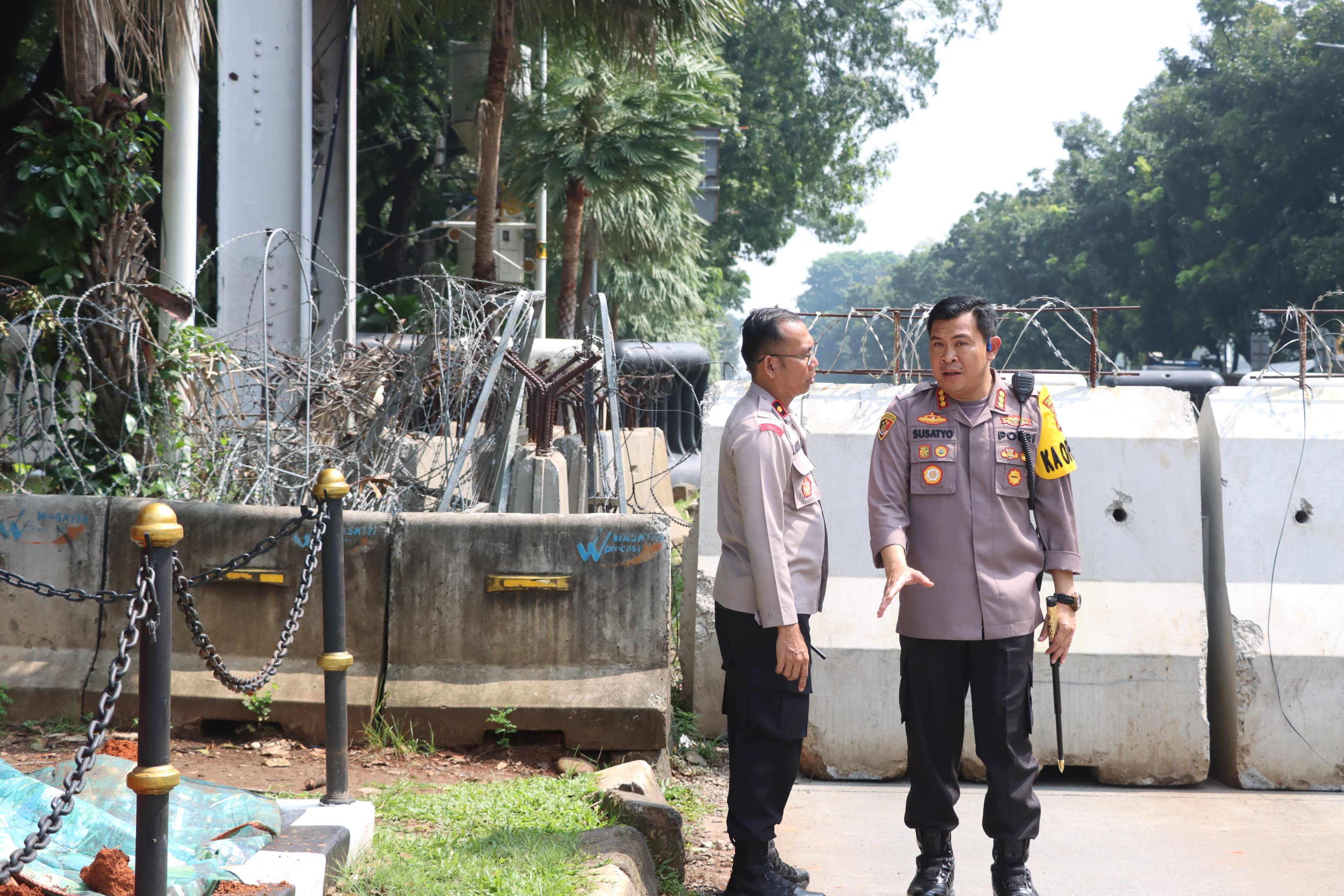 Pengamanan Demo Buruh di Patung Kuda, Ribuan Personel Gabungan Disiagakan dan Rekayasa Lalin Disiapkan