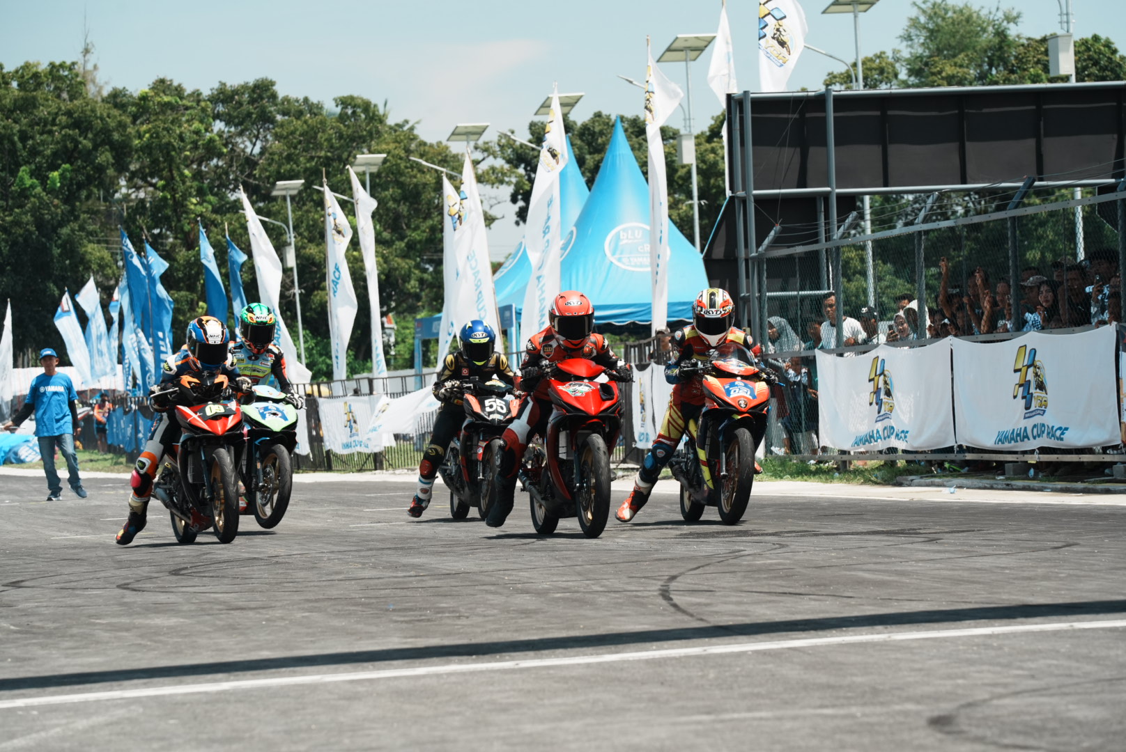 Ratusan Starter Adu Kencang di Seri 2 YCR 2024 Medan