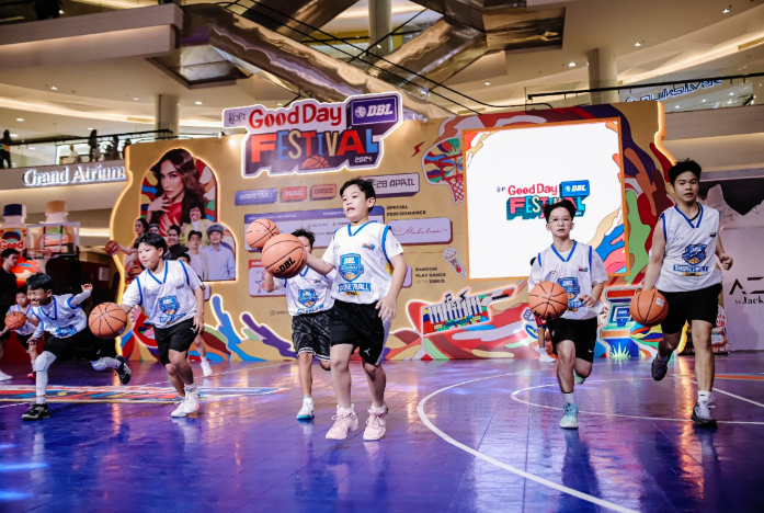 Sensasi Main Basket di Mall: Basketball Clinic di Kopi Good Day DBL Festival 2024