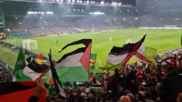 Brigade Hijau Celtic Selalu di Hati Palestina, Abaikan Klub dan Larangan UEFA Kibarkan Bendera Palestina
