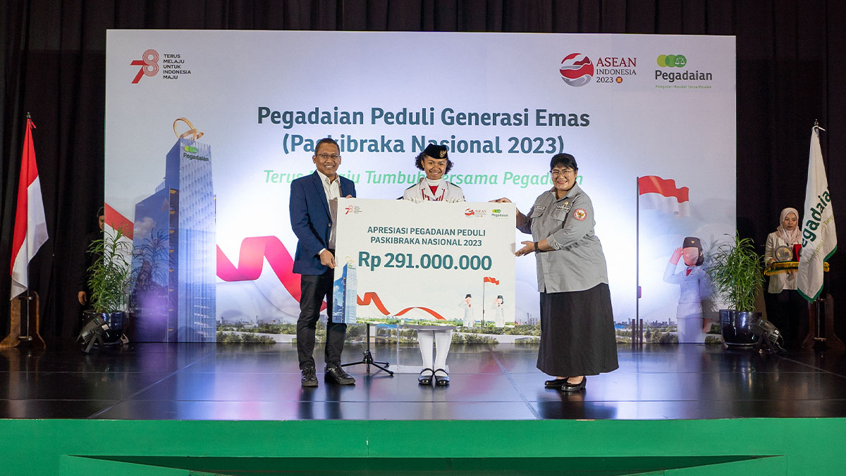 Pegadaian Peduli Generasi Emas Paskibraka 2023