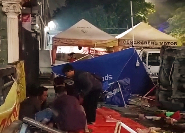 Polisi Menahan Sopir yang Tabrak Warung Tenda Dekat Polsek Cengkareng hingga Lukai 3 Orang