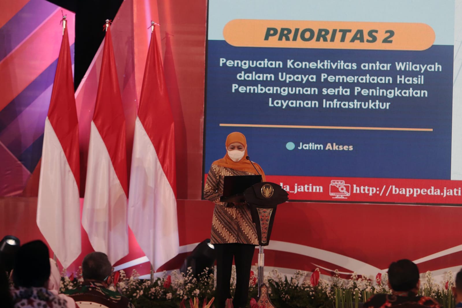 Gubernur Khofifah Paparkan Pembangunan Jatim 2023