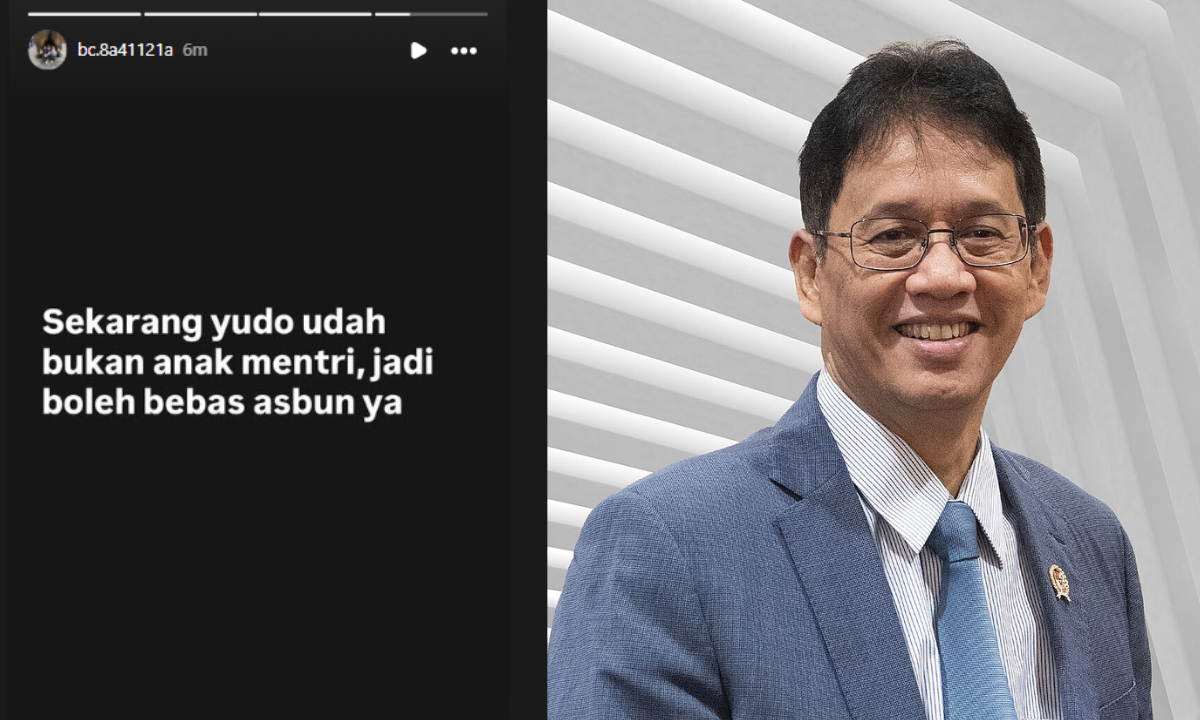Dicopot dari Menkeu, Yudo Anak Purbaya Buka Suara: Udah Bukan Anak Menteri, Boleh Bebas Asbun Ya!