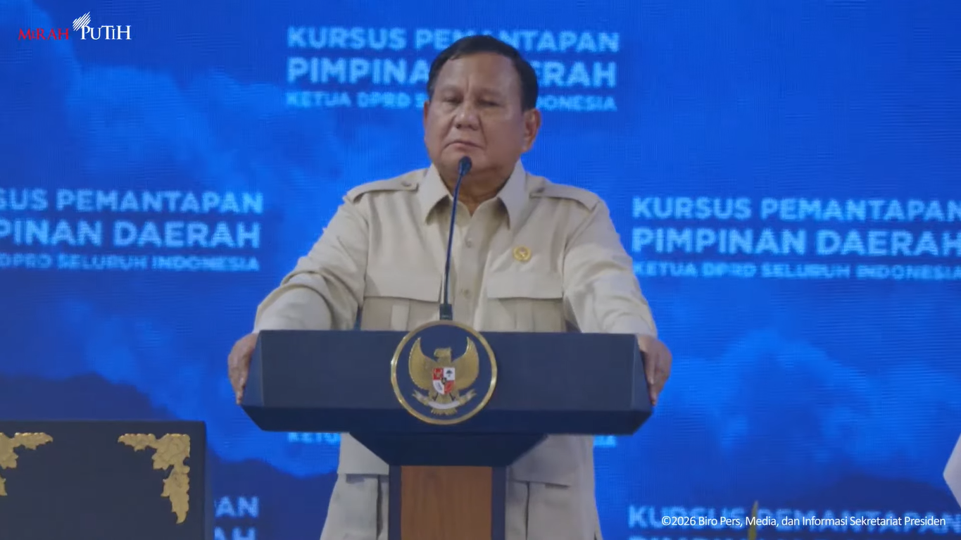 Prabowo Ikut Retret DPRD se-Indonesia, Wartawan Diminta Keluar saat Sesi Inti