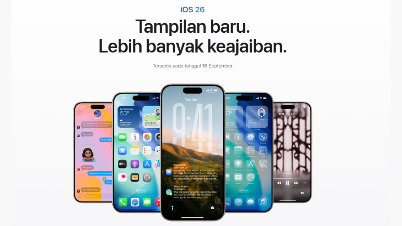 iOS 26 Resmi Rilis, Ini Daftar iPhone yang Kebagian Update