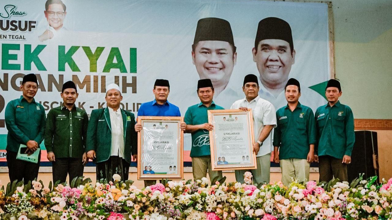 Sowan ke Tegal, PKB Bersama Kiai Jateng Lawan Hoaks yang Serang Cagub Ahmad Luthfi