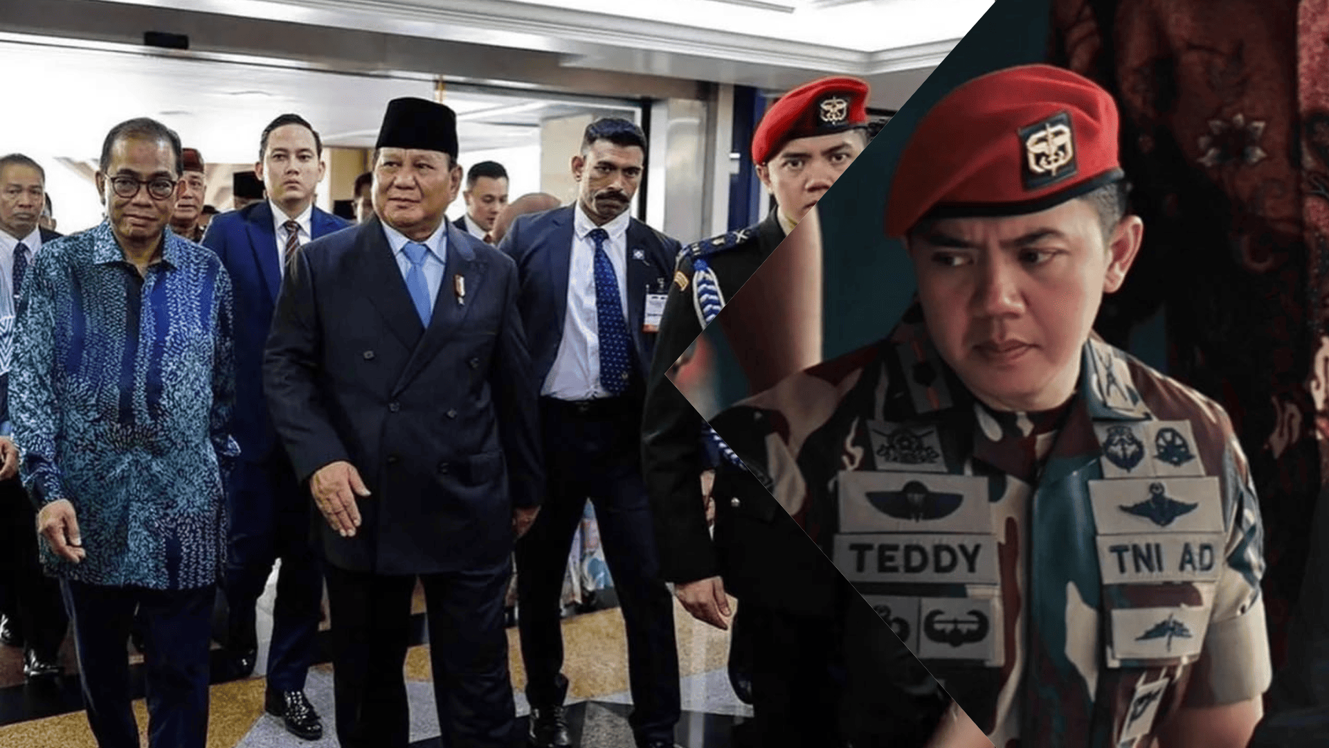 Ajudan Prabowo Subianto Mayor Teddy Indra Wijaya Resmi Dilantik sebagai Sekretaris Kabinet Merah Putih