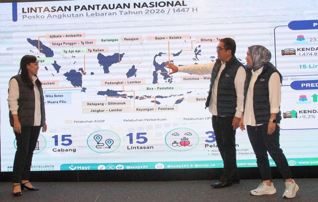Trafik Mudik Diprediksi Naik 9 Persen, ASDP Optimalkan 15 Lintasan Pantauan Nasional
