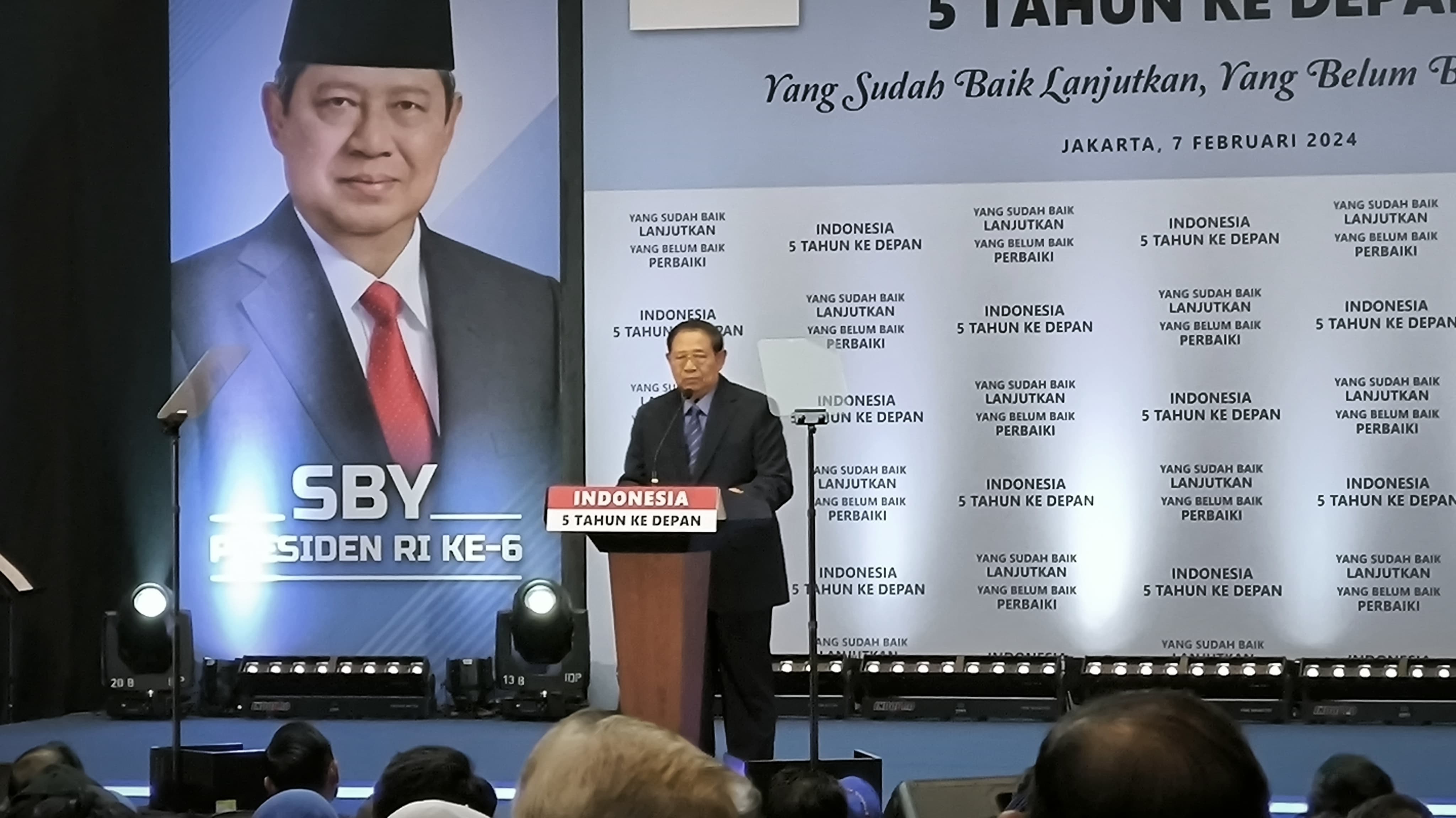 SBY Ingatkan Pemilu 2024 Bukan Tujuan Akhir Untuk Bangsa Indonesia 