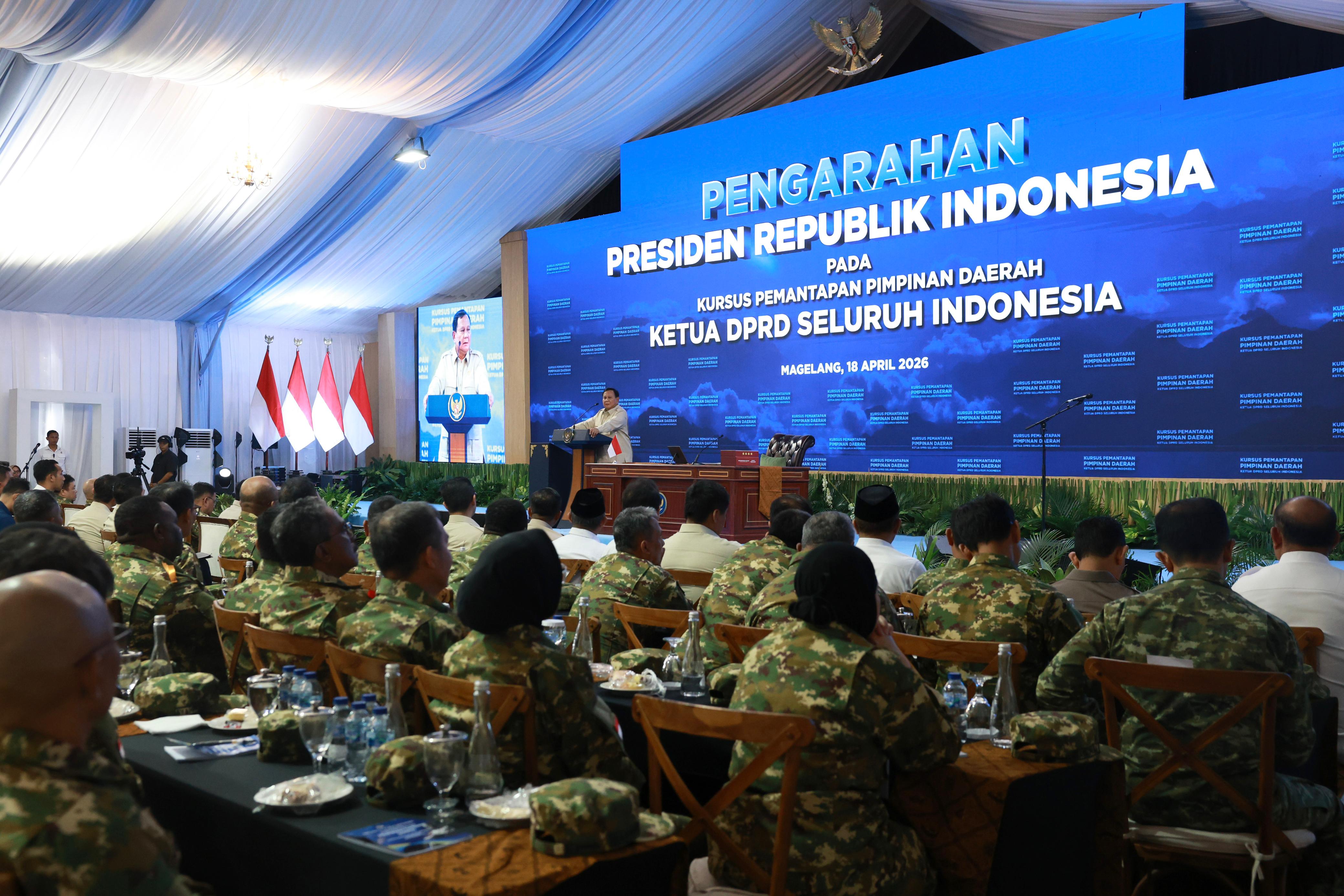 Ini Bocoran Arahan Prabowo kepada Ketua DPRD se-Indonesia di Retret Magelang