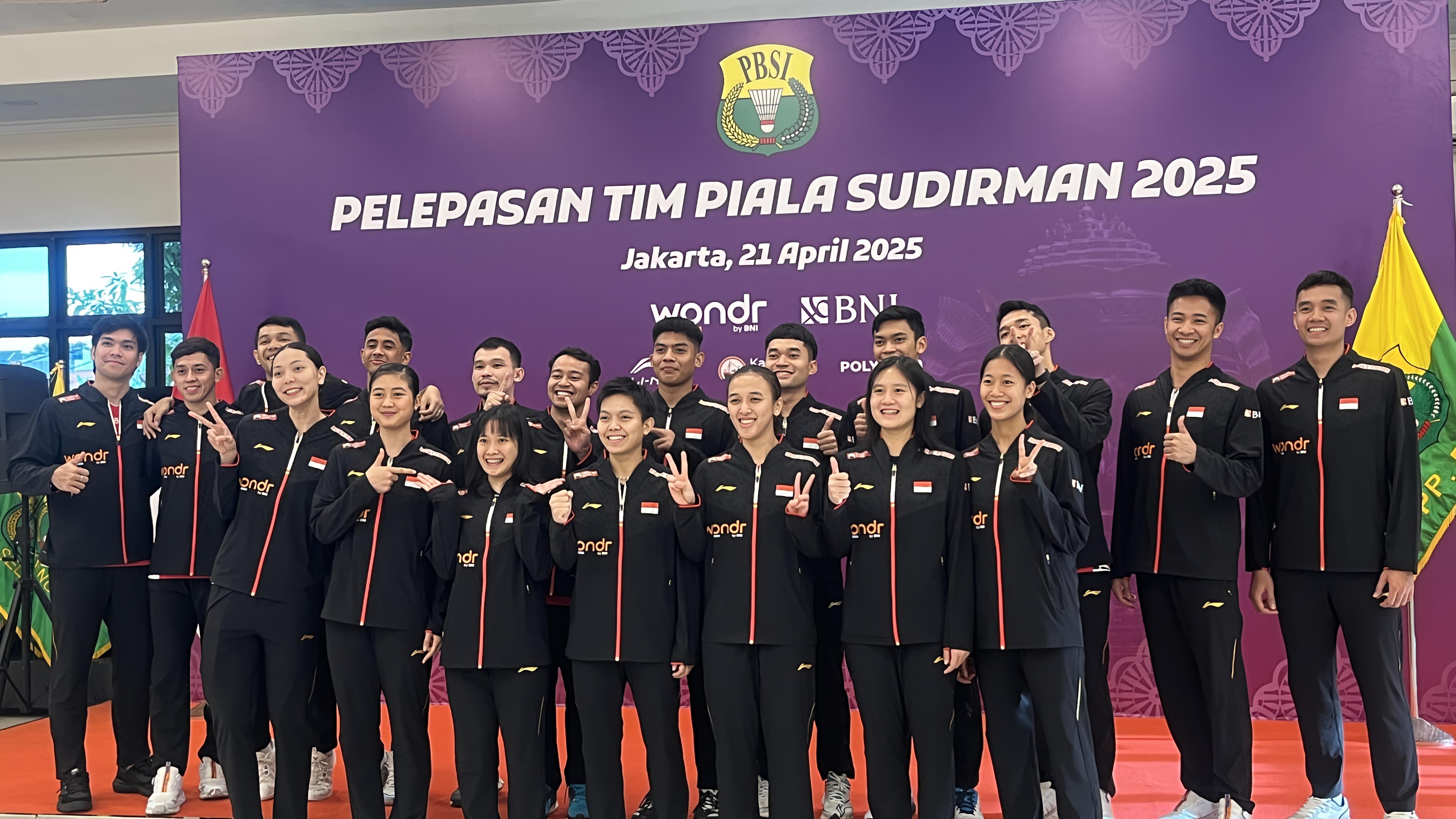 Lepas Tim Piala Sudirman 2025, PBSI Targetkan Satu Tiket ke Final