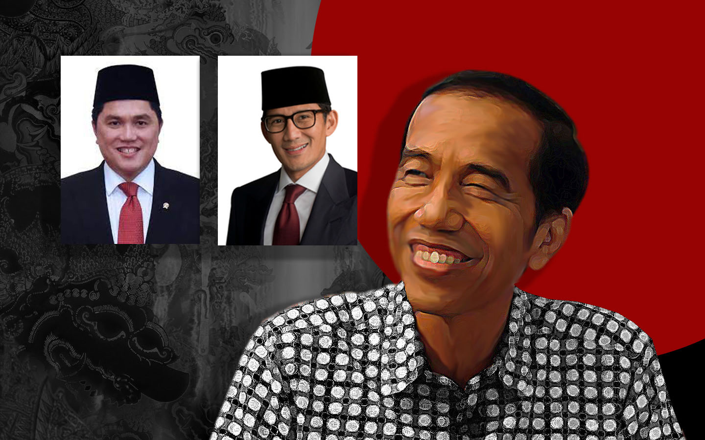 Erick Thohir dan Sandiaga Uno Berpeluang Mundur dari Kabinet Jokowi 