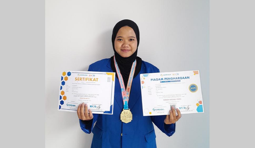 Mahasiswi Ilmu Gizi Universitas Esa Unggul Raih Medali Emas di NYSO 2025