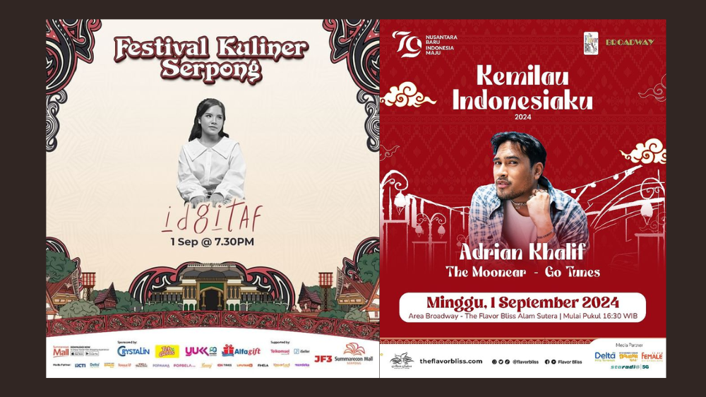 Rekomendasi Konser Gratis Jakarta Spesial Akhir Pekan 1 September 2024, Jangan Lewatin Keseruannya!