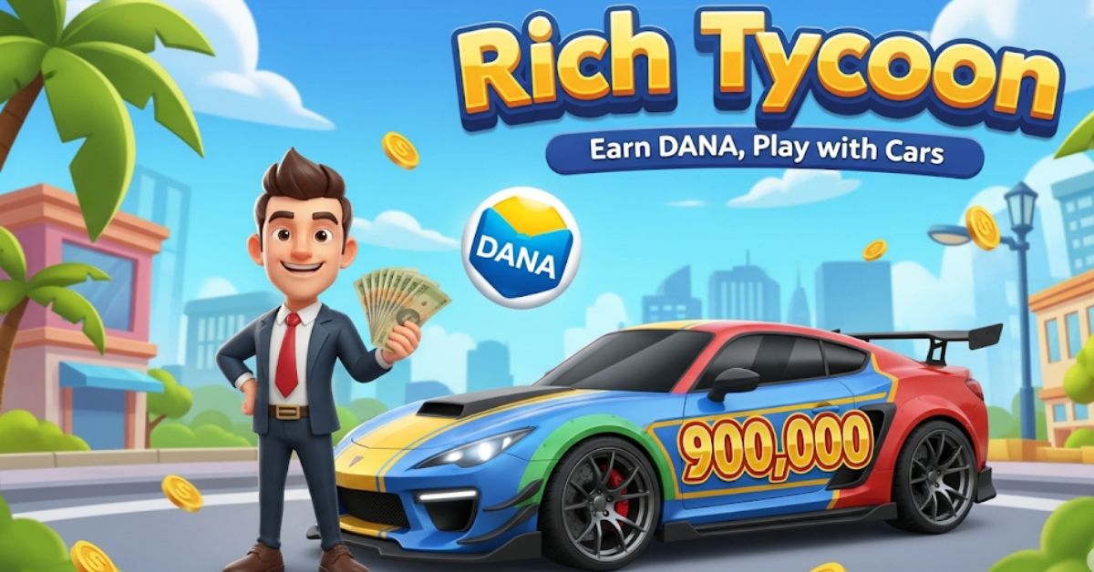 Game Penghasil Saldo DANA Rich Tycoon, Main Mobil-Mobilan Bisa Dapat Rp900 Ribu!