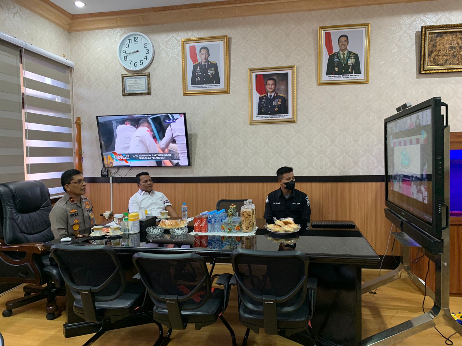 Ikuti HUT ke-20 Melalui Zoom Meeting, Wakapolda Banten: Semoga Sinergitas BNN-Polri Terus Terjaga