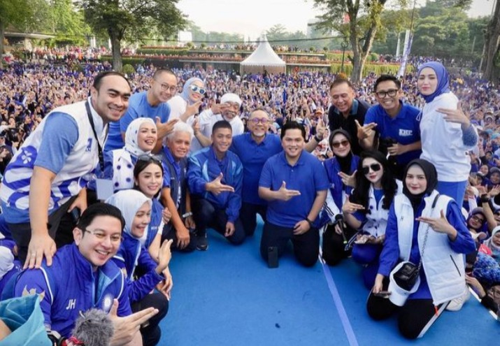 Erick Thohir Hadir Bersama Tokoh PAN di Acara PAN Bandung, Netizen : Ini Politik Apa Sepak Bola Pak ET