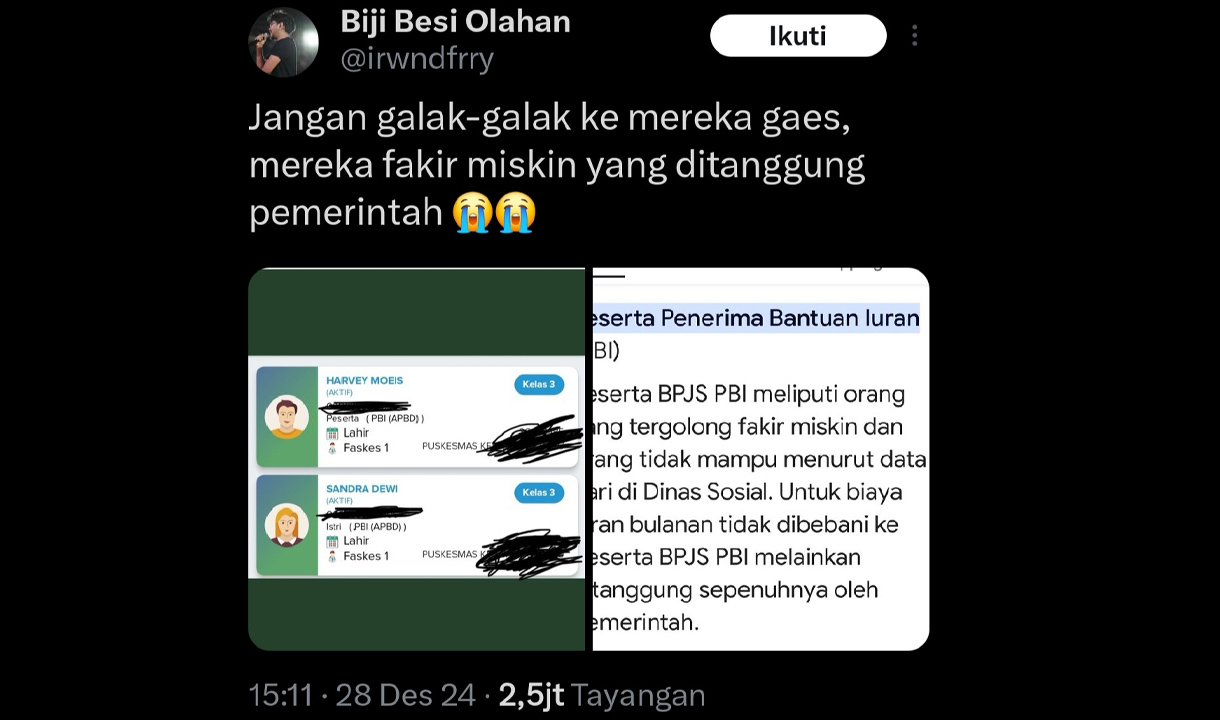 Viral! Harvey Moeis dan Sandra Dewi Terdaftar Peserta BPJS Kesehatan Kelas 3, BPJS Angkat Bicara   