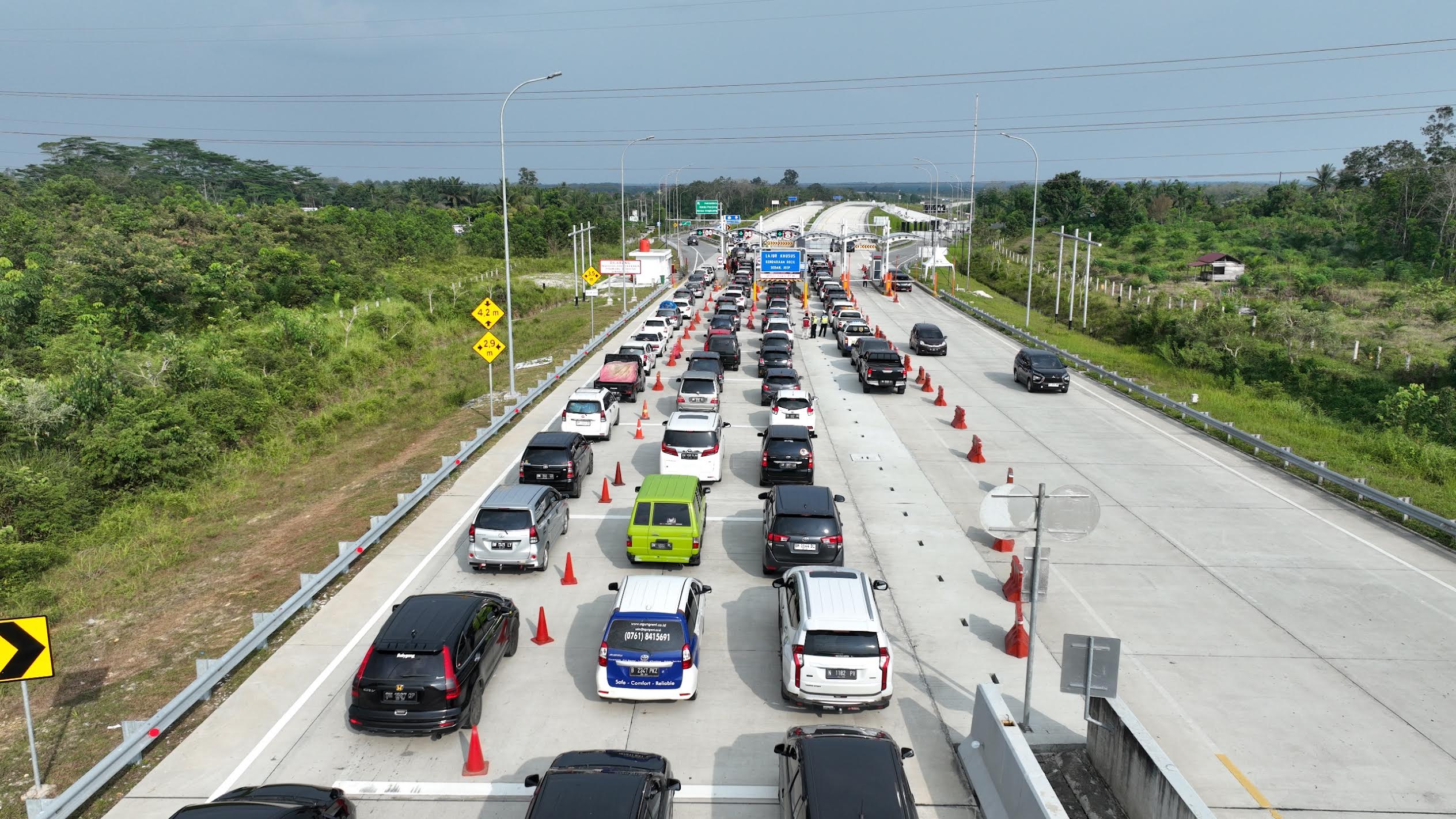 Lebih dari 2,1 Juta Kendaraan Lewat Tol Trans Sumatera Selama Lebaran 2024 