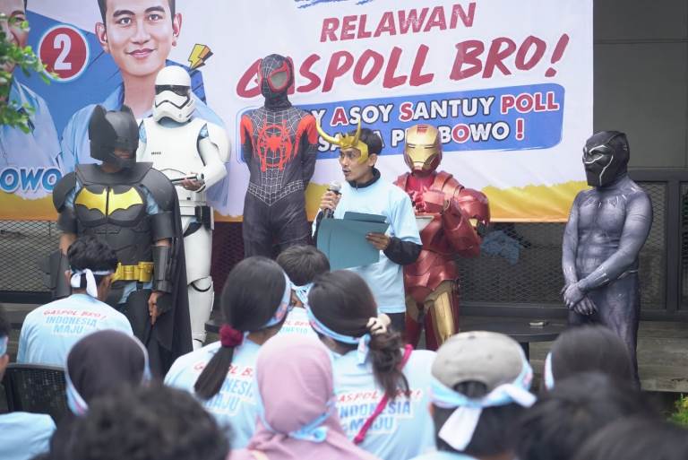 Komunitas Cosplay Jabar Gabung Gaspoll Bro Siang Menangkan Prabowo-Gibran