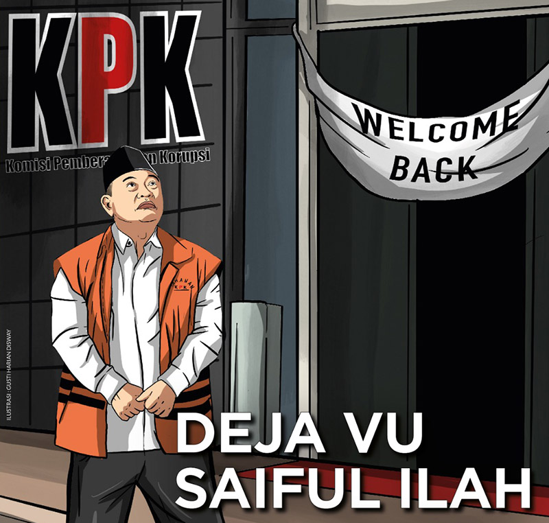 Tahan Lagi Saiful Ilah, KPK Terkesan Mengangsur Kasus