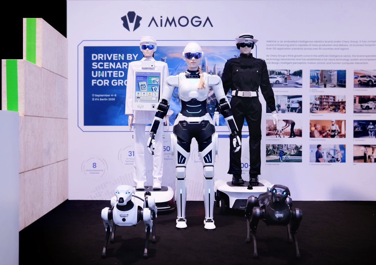 Robot Keamanan hingga Robotic Nurse AiMOGA Resmi Debut di Eropa