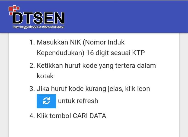Cukup Pakai NIK dan KTP, Begini Cara Terbaru Cek Bansos dan Desil DTSEN