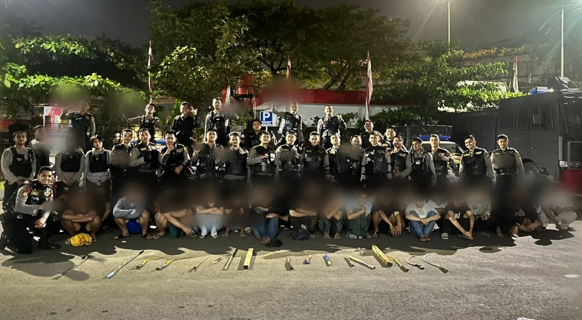 Hendak Tawuran Lawan Remaja Jakarta Selatan, 32 Pemuda Jakarta Barat Diamankan Polisi