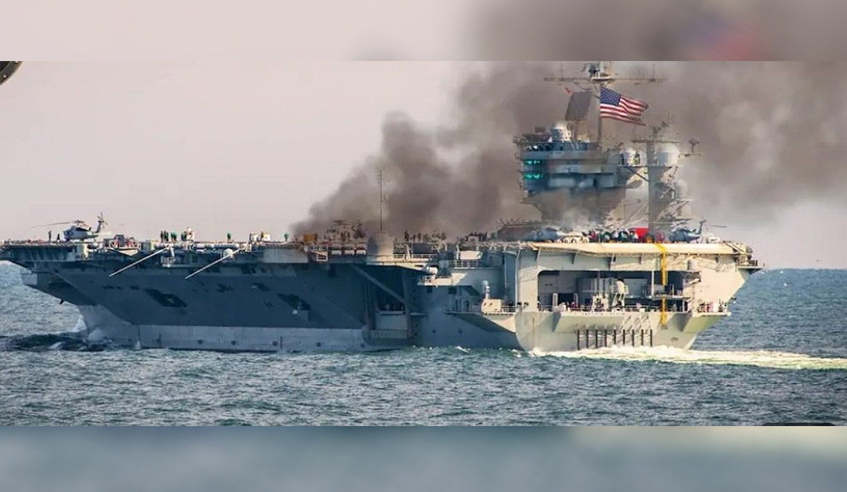 Rudal Houthi Hantam Kapal Induk USS Eisenhower di Laut Merah, Balas Serangan Udara Amerika dan Inggris yang Tewaskan 58 Warganya