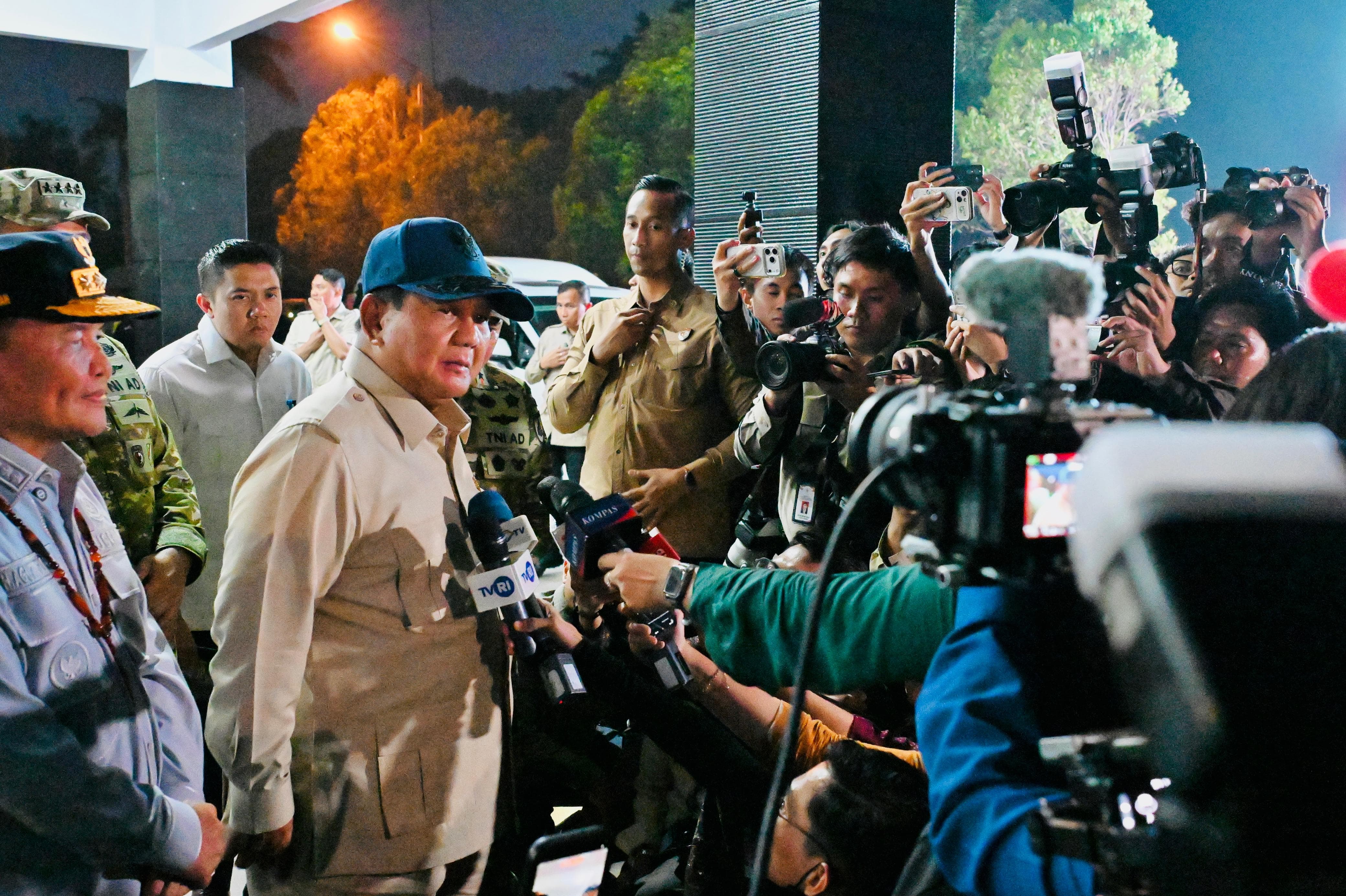 Presiden Prabowo Optimis Karhutla di Kalimantan Segera Diatasi