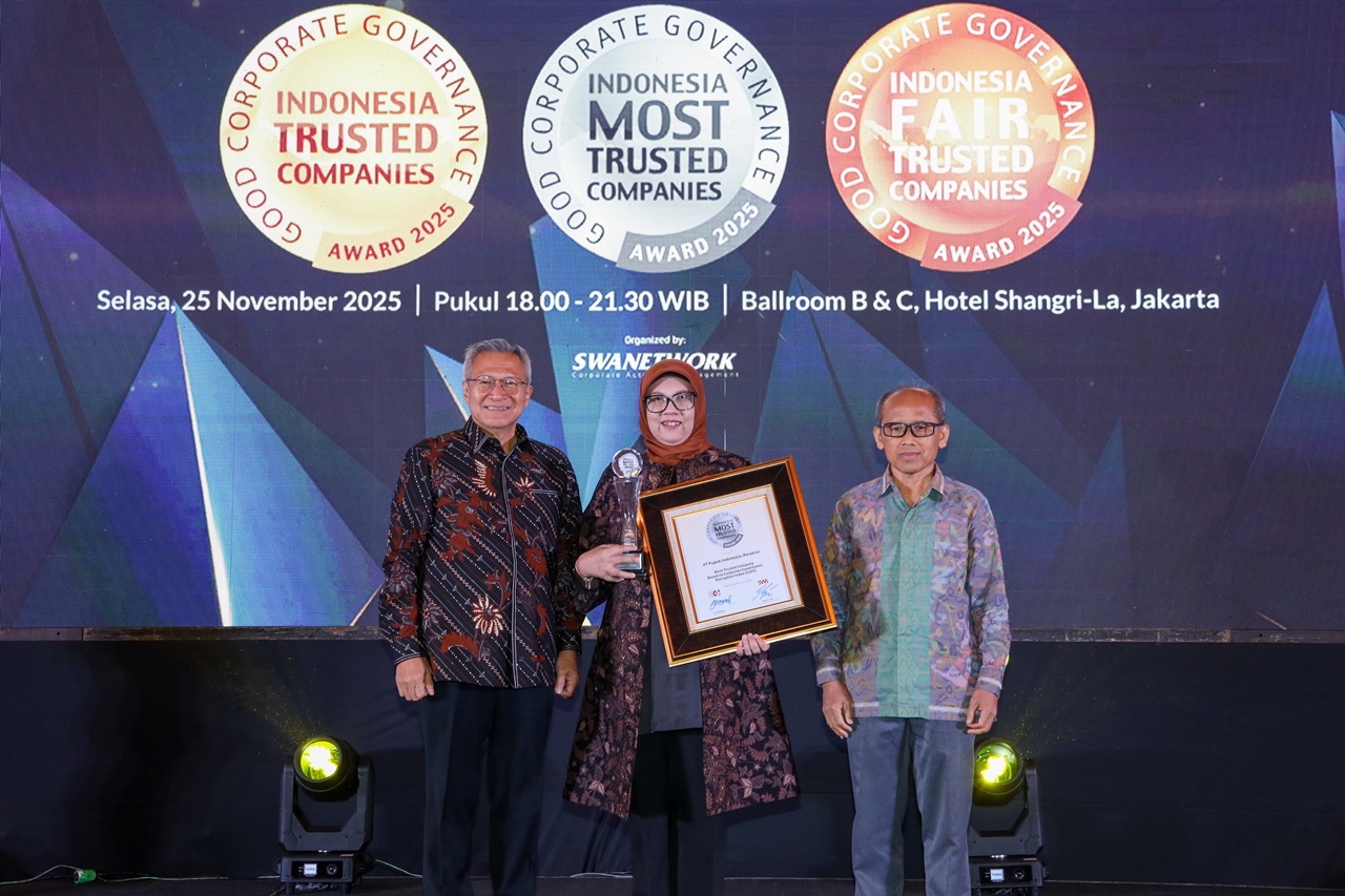 Sukses Transformasi Digital, Pupuk Indonesia Masuk Daftar 'Most Trusted Company'