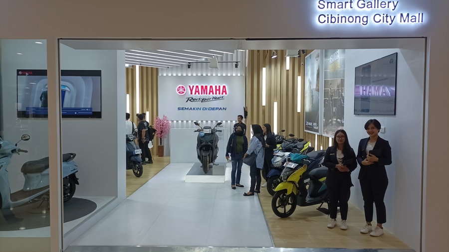 Yamaha Smart Gallery, Konsep Baru Yamaha Kenalkan Teknologi di Dalam Mal