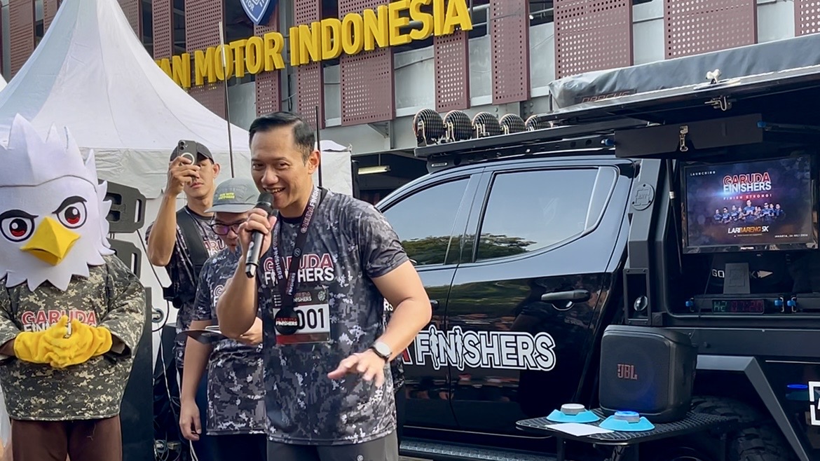 AHY Bangkitkan Kembali 'Garuda Finishers', Wadah Komunitas Lari Generasi Muda