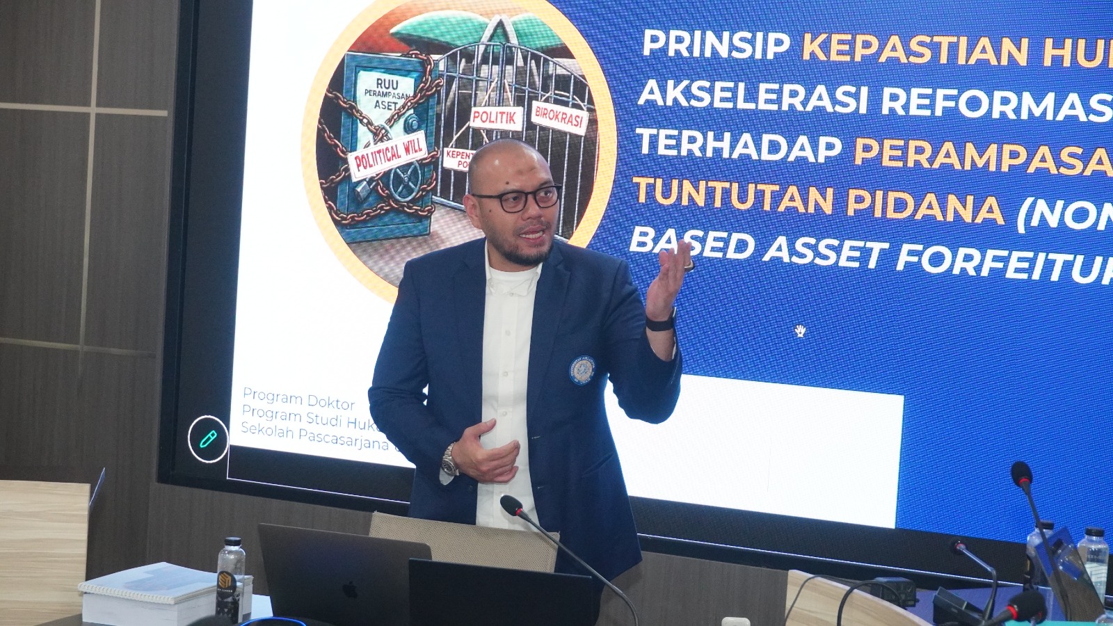 Sidang Doktor Unair, Hardjuno Usulkan Rezim Perampasan Aset