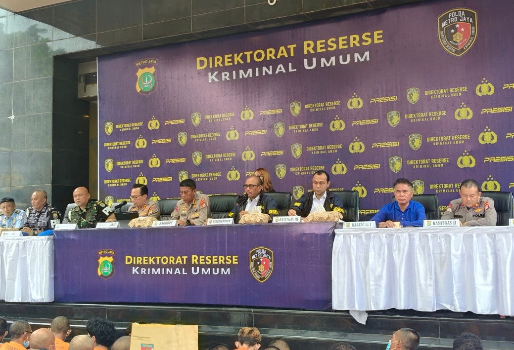 348 Orang Ditahan Selama Operasi Berantas Jaya, Tersangka Premanisme di Wilkum PMJ