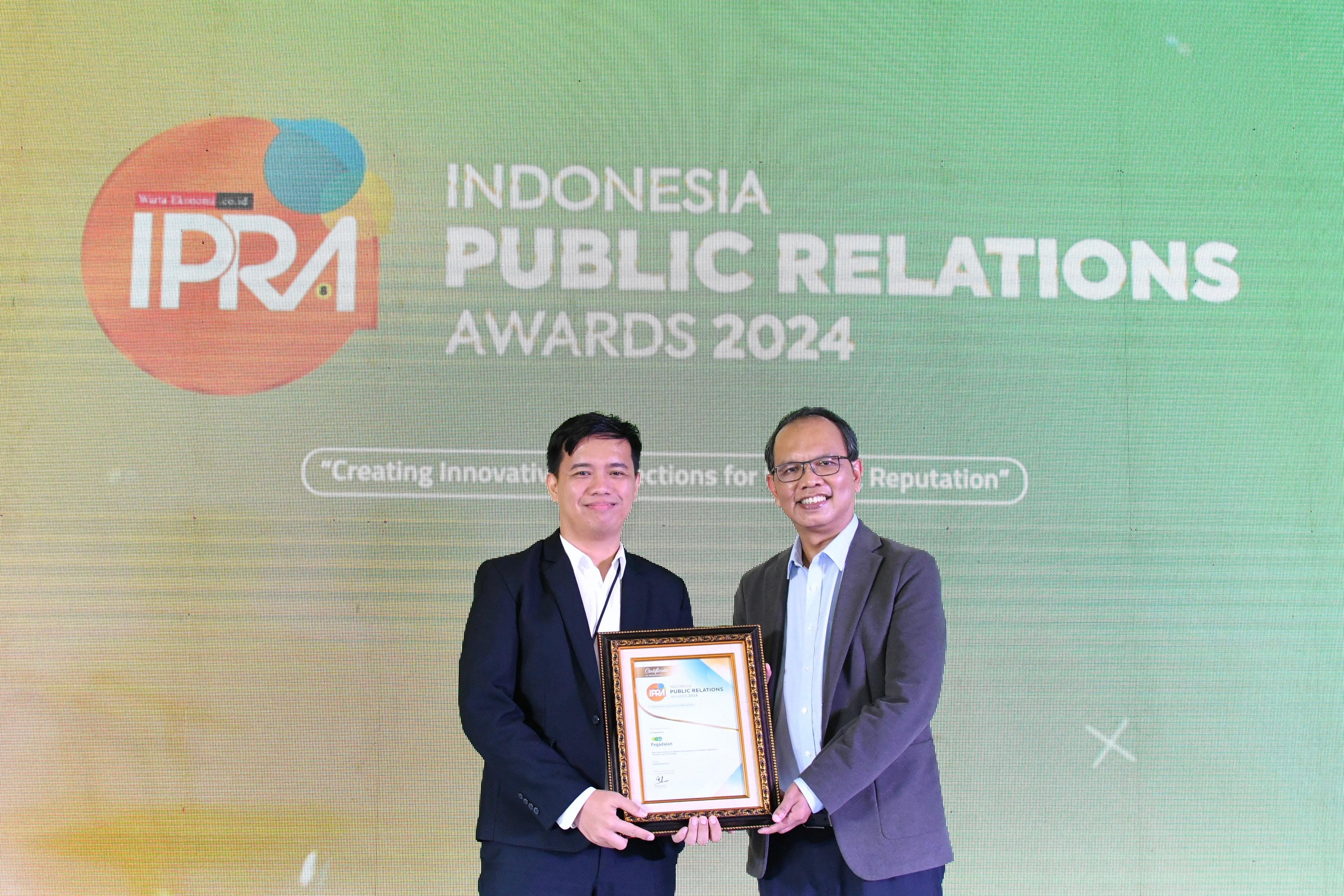 Prestasi Awal Tahun, Humas Pegadaian Raih Indonesia Public Relations Award 2024