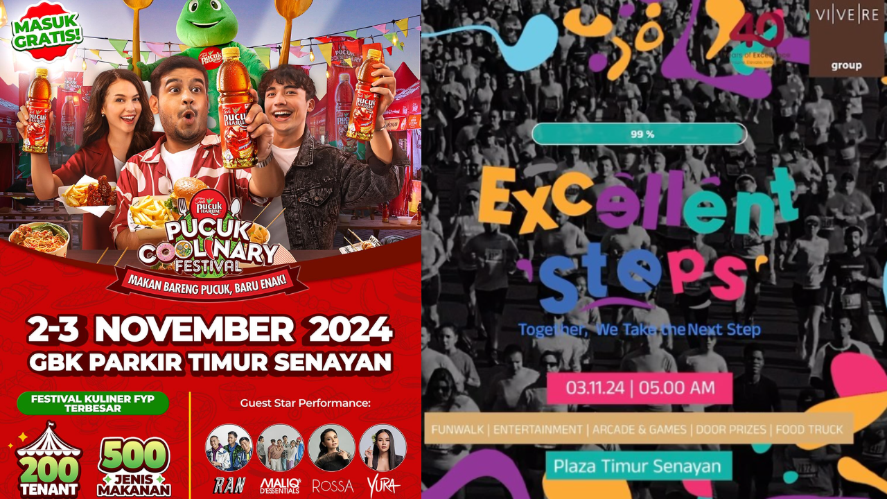 Rekomendasi Event Jakarta di GBK Akhir Pekan 2-3 November 2024, Ada Festival Kuliner Terbesar!