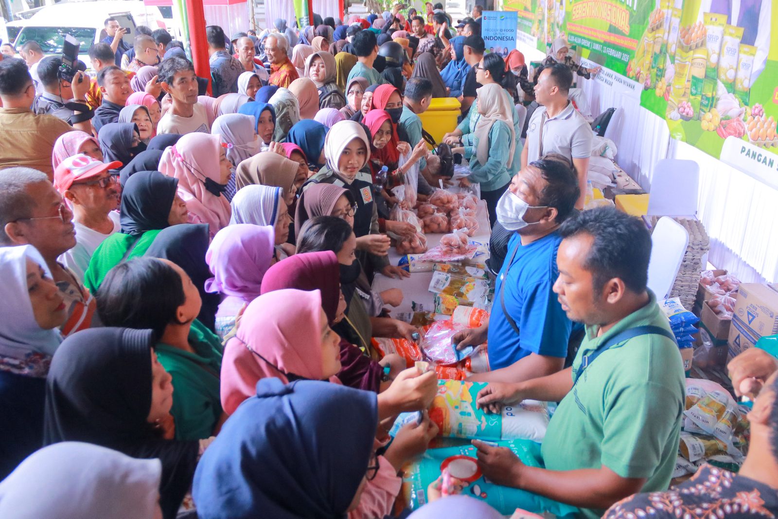 Gerakan Pangan Murah Gresik Digelar Jelang Puasa, Harga Beras hingga Telur Dijual di Bawah Pasar