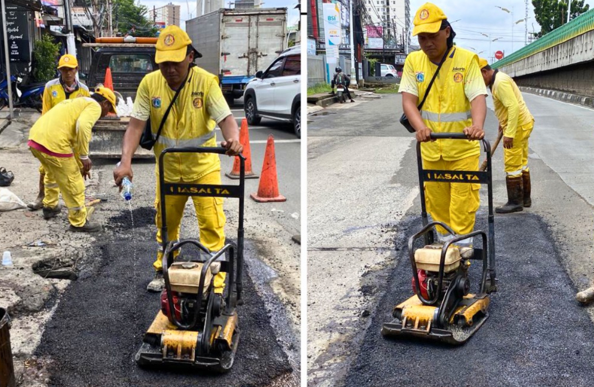 Respons Cepat, Dinas Bina Marga DKI Siapkan Hotline Pengaduan Jalan Rusak