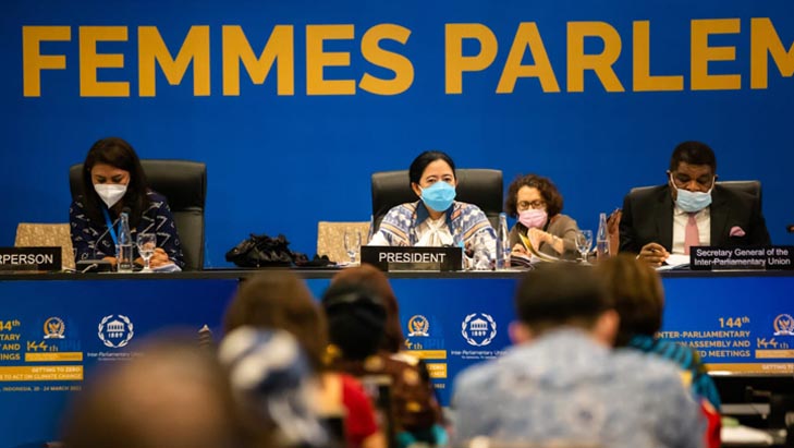 Puan Bicara Keberhasilan Pemimpin Wanita Tangani Pandemi Di Forum Parlemen Perempuan IPU 