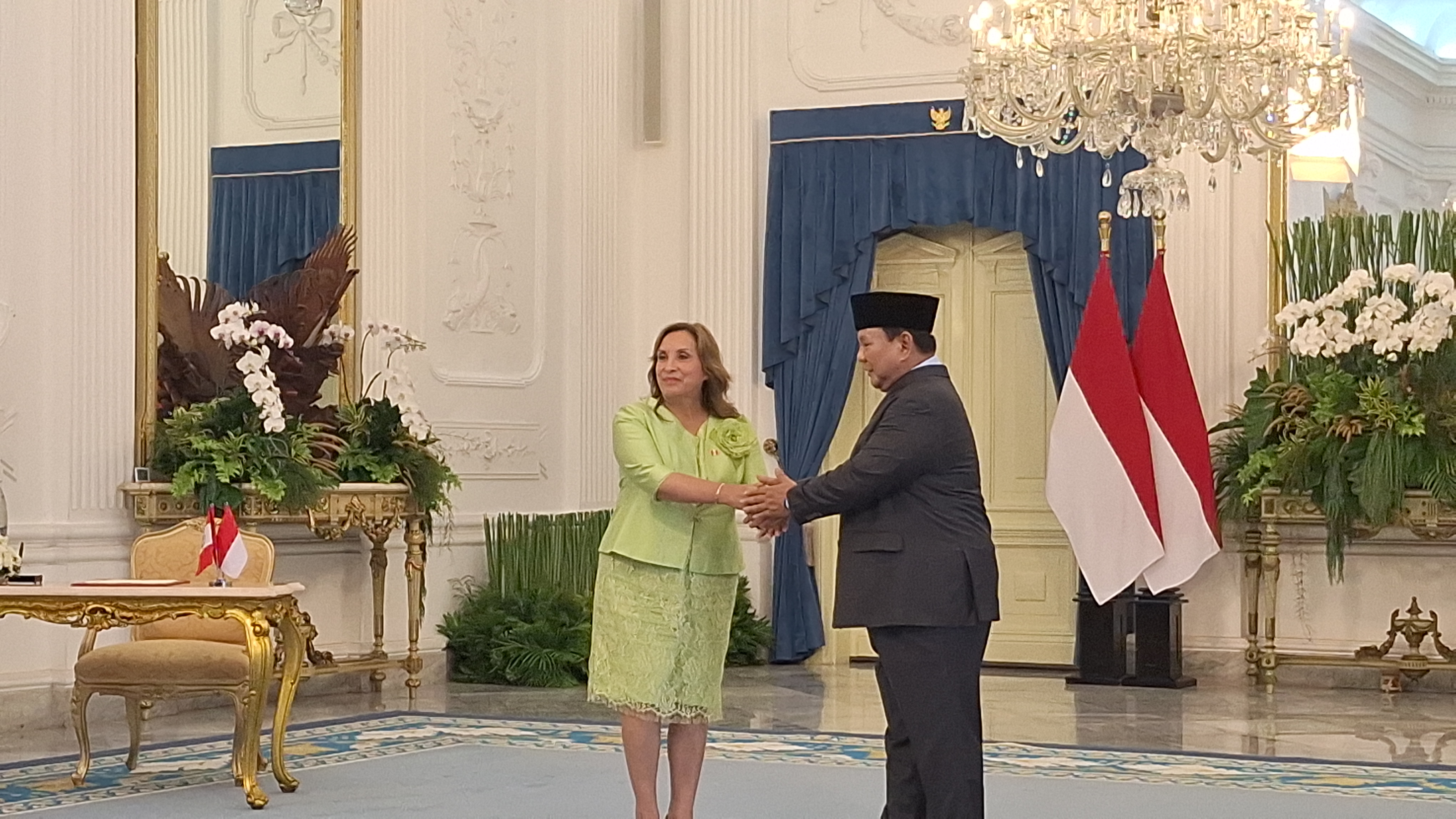 Prabowo Apresiasi Presiden Peru Atas Dukungannya Terhadap Kemerdekaan Palestina