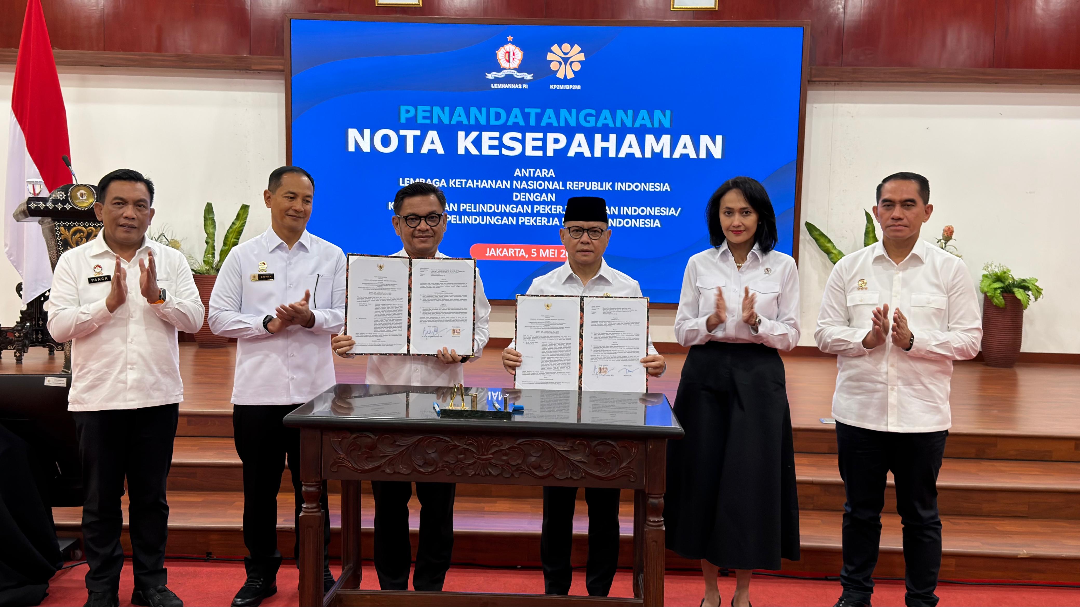Sinergi Strategis Lemhannas RI dan KP2MI: Wawasan Kebangsaan Sebagai Perisai Pekerja Migran Indonesia